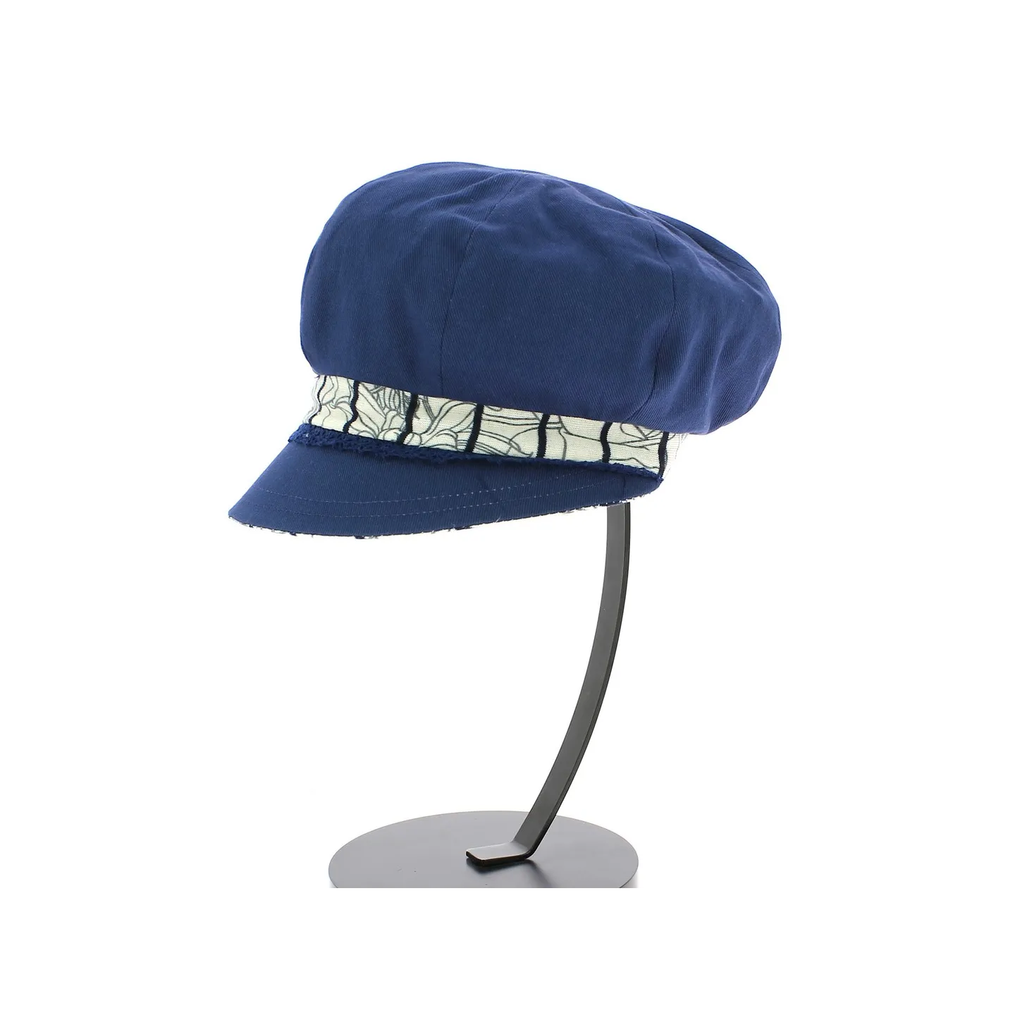 reversible blue newsboy cap Reference: 8287 | Traclet Hatmakers