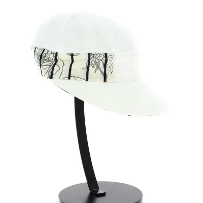 summer newsboy cap ecru cotton Reference: 8288 | Chapellerie Traclet