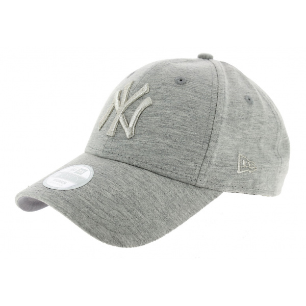 New Era Casquette Jersey Tech 9forty Noir et Gris