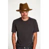 Chapeau Fedora Messer Feutre Laine Cognac - Brixton Reference : 4944 | Chapellerie Traclet