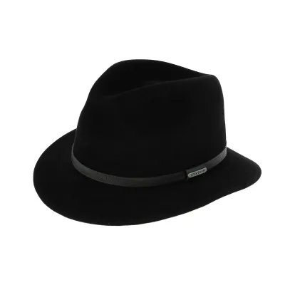 Chapeau Traveller feutre poil Pacific Noir- Stetson