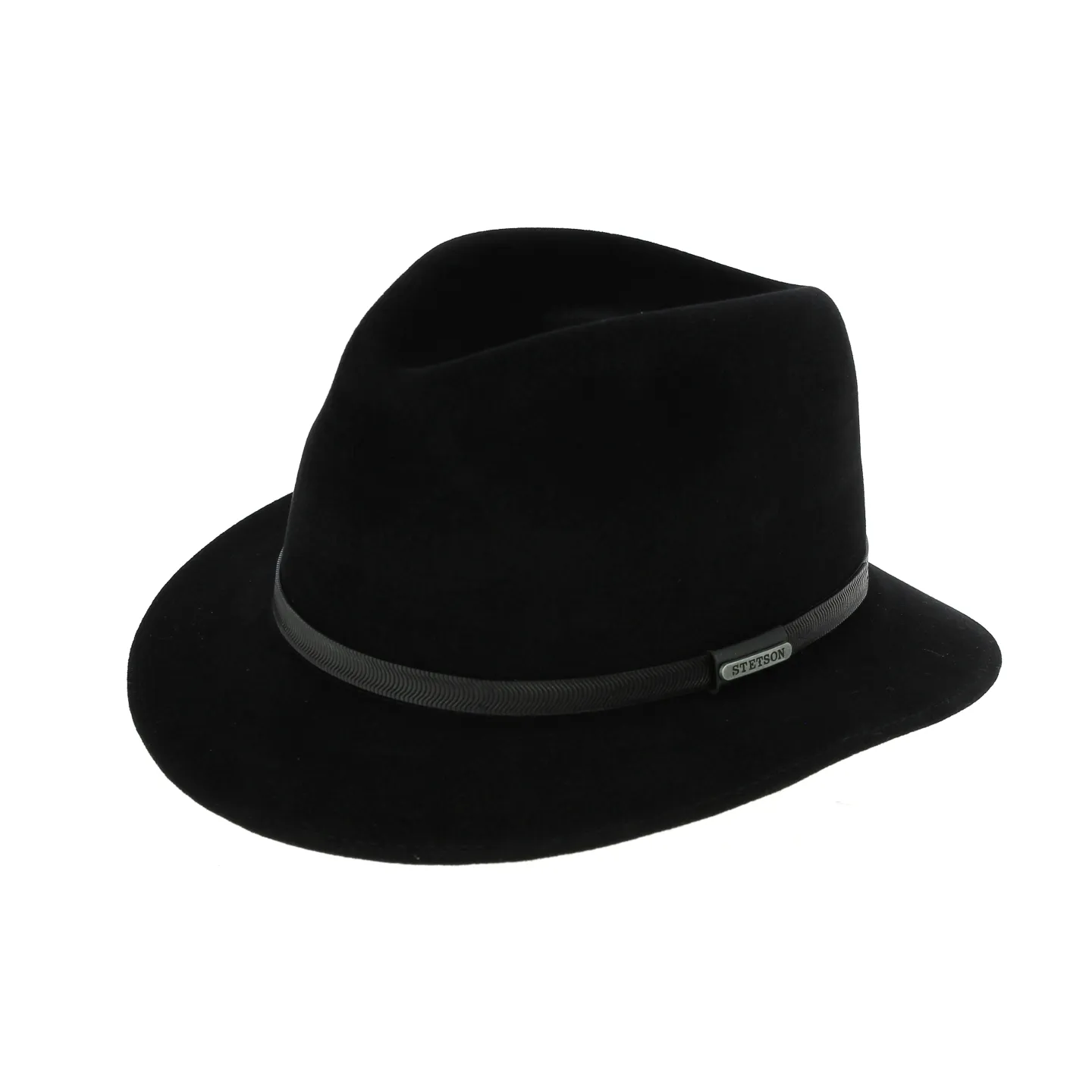 Chapeau Traveller feutre poil Pacific Noir- Stetson