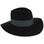 Plum Fur Felt Wide Brim Hat - Stetson