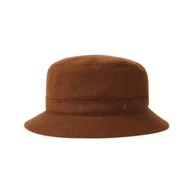 BURROUGHS Brown Bucket Hat - Brixton Reference: 3753 | Traclet Hat Shop