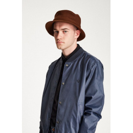 BURROUGHS Brown Bucket Hat - Brixton