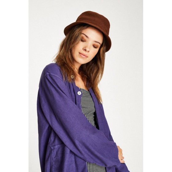BURROUGHS Brown Bucket Hat - Brixton BURROUGHS Brown Bucket Hat - Brixton