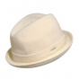 White Wool Player Hat - Kangol