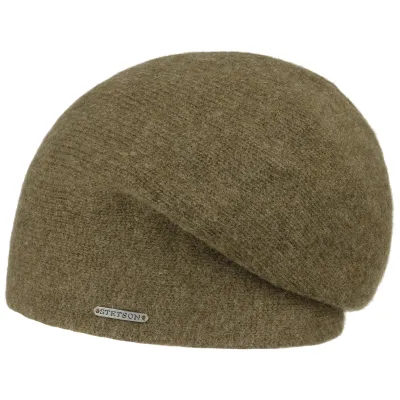 Shirley Cashmere Beanie Olive - Stetson Reference: 2696 | Chapellerie Traclet