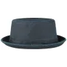 Chapeau Porkpie Embossed Odenton Coton - Aussie Apparel Reference : 8314 | Chapellerie Traclet