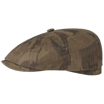 Casquette Hatteras Waxed Camouflage - STETSON Reference : 2581 | Chapellerie Traclet