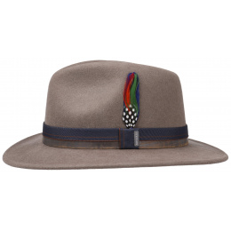 Pitman Taupe Traveler Hat - Stetson