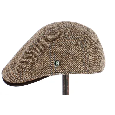 Harris Tweed Fingal Flat Cap - City Sport Reference: 7848 | Traclet Hat Shop