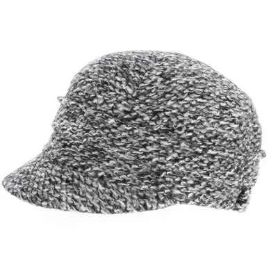 Black Mottled Walk Newsboy Cap - Traclet Reference: 4053 | Traclet Hat Shop