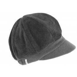 Elorine Newsboy Cap in Grey Fleece - TRACLET