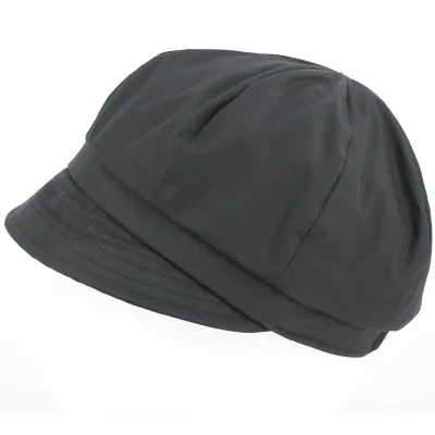 Casquette Helenn de Pluie Noir - TRACLET Reference : 3125 | Chapellerie Traclet