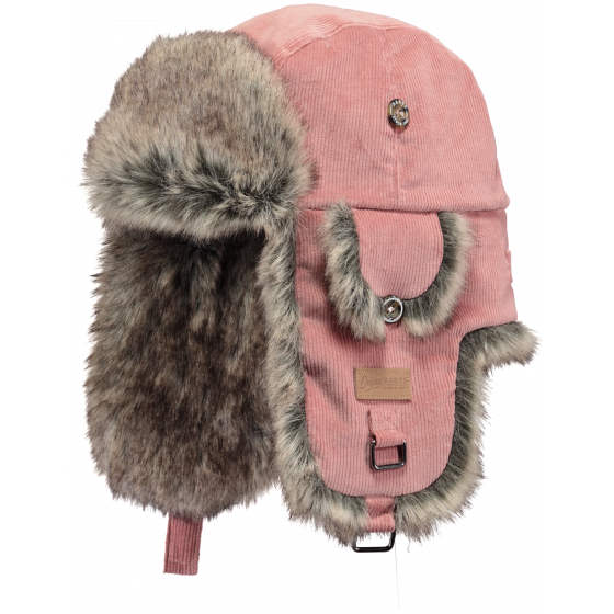 Pink Rib Bomber Ushanka -BARTS