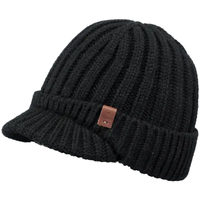 Bonnet Casquette Silo Noir - Barts Acrylique  Reference : 3865 | Chapellerie Traclet