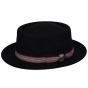 Porkpie Horn Hat Black - Bailey