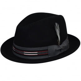 Marr Black trilby hat - Bailey