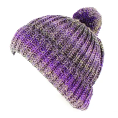 Argume Beanie Purple Pompom Reference: 4437 | Traclet Hat Shop