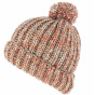 Orange Pom Pom Beanie