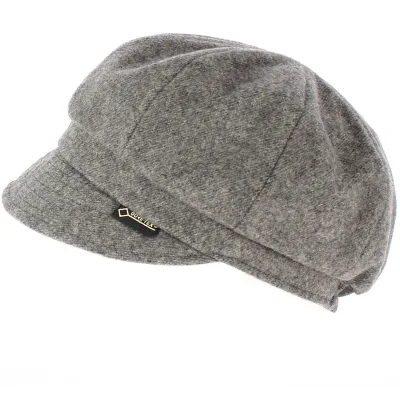 Nutmeg Taupe Gore-Tex Newsboy Cap by Traclet Reference: 5802 | Traclet Hat Shop