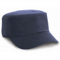 Navy Cotton Army Cap - Result Headwear
