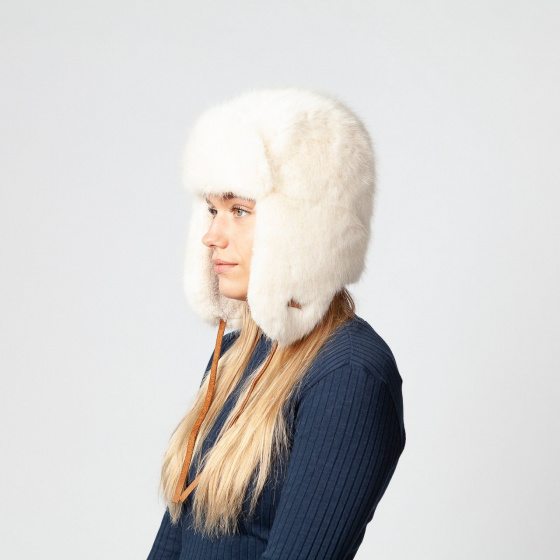 Chapka Lucerne Fausse Fourrure Blanc- Barts