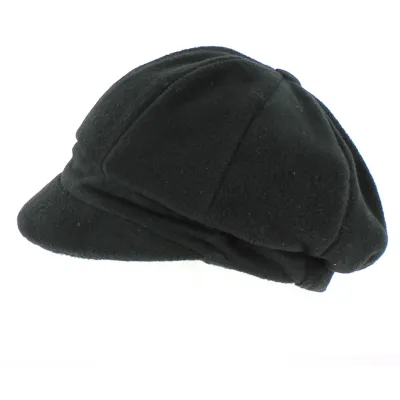 casquette gavroche polaire - noir Reference : 4245 | Chapellerie Traclet