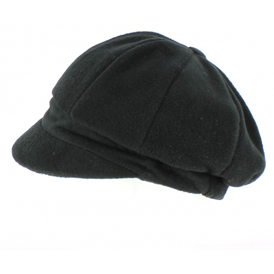 Casquette gavroche Abby  polaire Noir - TRACLET