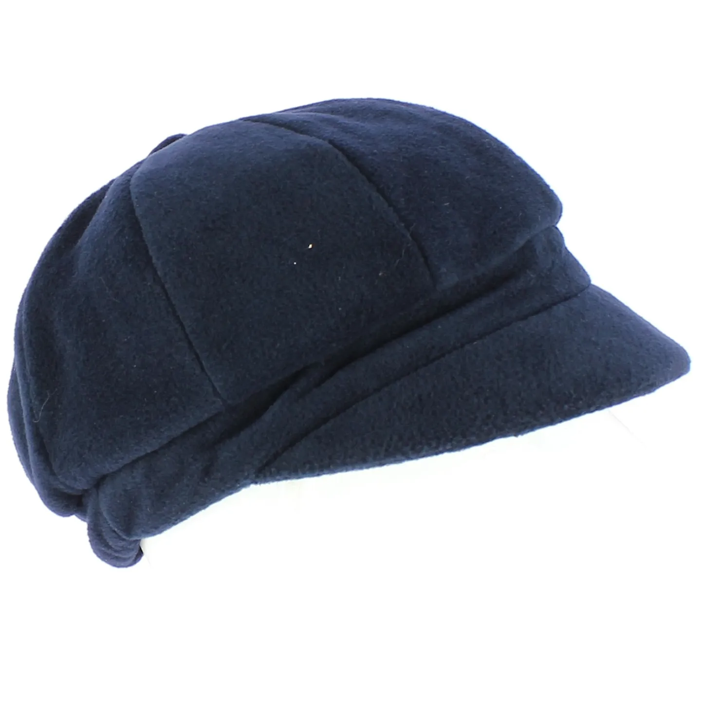 Navy Fleece Newsboy Cap Abby - TRACLET Reference: 204 | Traclet Hat Shop