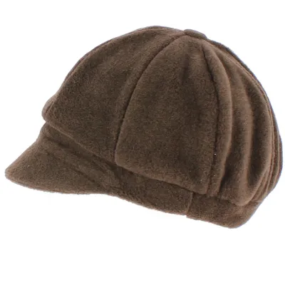Casquette gavroche Abby polaire Marron - TRACLET Reference : 694 | Chapellerie Traclet