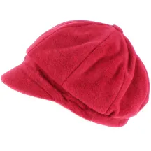 Burgundy Abby fleece newsboy cap - TRACLET Reference: 4925 | Traclet Hat Shop
