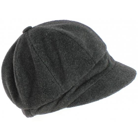 Casquette gavroche Abby polaire Anthracite - TRACLET 