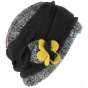 Ethel Wool Beanie Black/Grey - Traclet