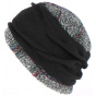 Ethel Wool Beanie Black/Grey - Traclet