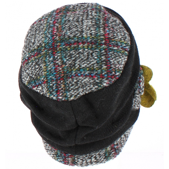 Ethel Wool Beanie Black/Grey - Traclet Ethel Wool Beanie Black/Grey - Traclet