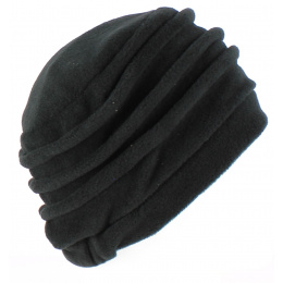 Jacobins Black Polar Fleece Beanie - TRACLET