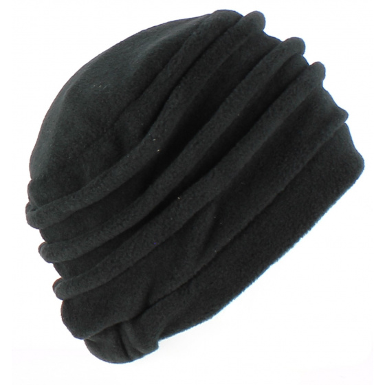 Jacobins Black Polar Fleece Beanie - TRACLET