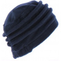 Navy Jacobins Polar Fleece Beanie Hat - TRACLET