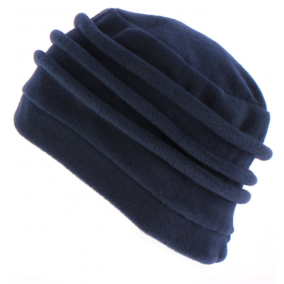 Navy Jacobins Polar Fleece Beanie Hat - TRACLET
