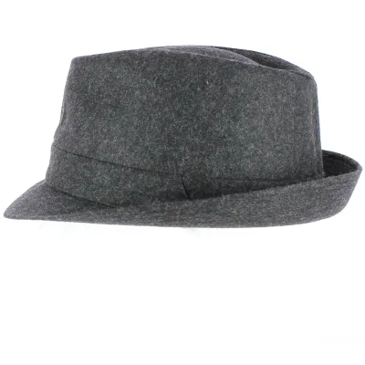 Trilby Macadam Anthracite -Traclet  - Boutique Traclet Reference : 5857 | Chapellerie Traclet