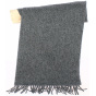 Gray Wool Scarf Made In France - Traclet