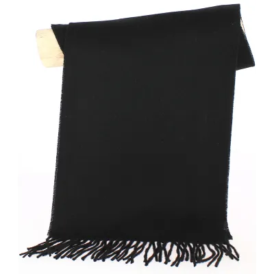 charpe Laine Vierge Manoe Noir- Traclet - achat echarpe noir laine  Reference : 3798 | Chapellerie Traclet
