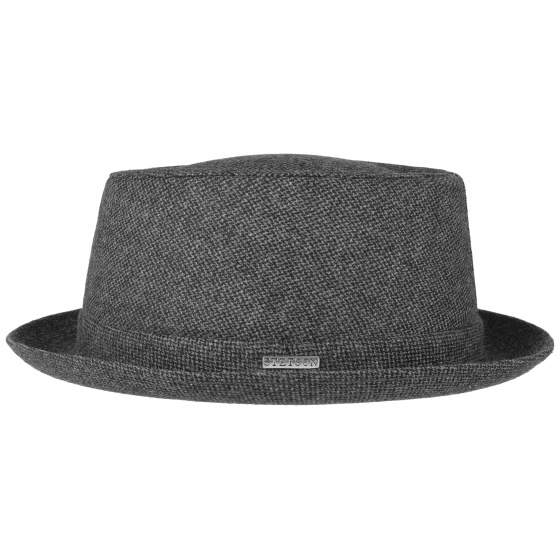 Pork Pie Geneva Grey Hat - Stetson 