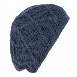 Blue Roberti knitted cradle - Traclet