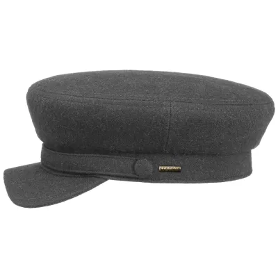 Riders Marine Cap Virgin Wool Anthracite - Stetson Reference: 8376 | Traclet Hat Shop