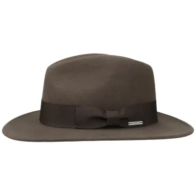 Chapeau Traveller Vernard Marron Laine et Cachemire- Stetson Reference : 8384 | Chapellerie Traclet