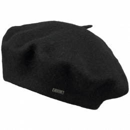 Black Wool Sambre Beret - Barts