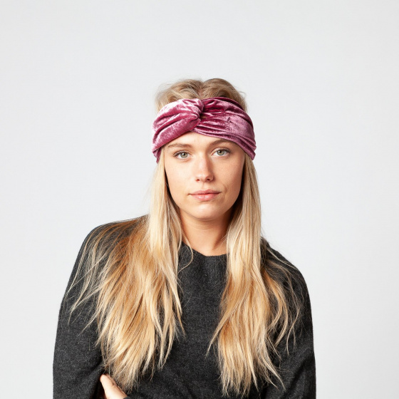 Bandeau Facile Headband Velours Vieux Rose- Barts Bandeau Facile Headband Velours Vieux Rose- Barts